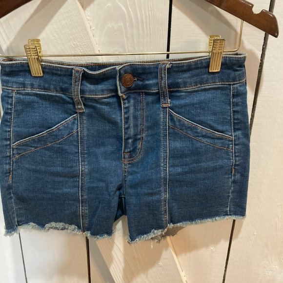 American Eagle midi jean shorts 4 - Picture 1 of 8